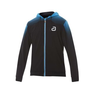 Andro | Trainingsanzugsjacke Salivan | schwarz/blau 3XS