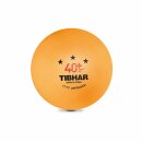 Tibhar | Wettkampfball 40 + SYNTT NG | 3 St&uuml;ck orange