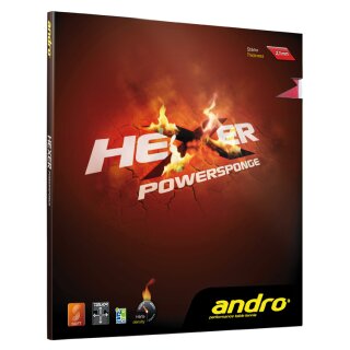 Andro | Hexer Powersponge rot/1,7mm