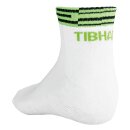 Tibhar | Socke Line wei&szlig;/gr&uuml;n/42-44