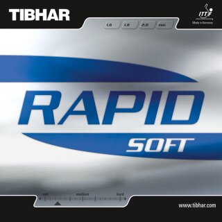 Tibhar | Rapid Soft schwarz/1,6mm