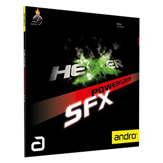Andro | Hexer Powergrip SFX schwarz/1,7mm