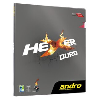 Andro | Hexer Duro schwarz/1,9mm