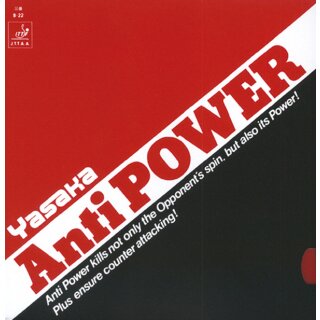 Yasaka | Anti Power schwarz/2,0mm